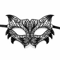 Siyah Dantel Venedik Maskesi Kadın – Zarif Parti & Balo Maskesi 3 No