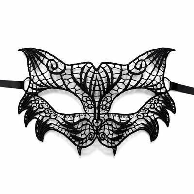 Siyah Dantel Venedik Maskesi Kadın – Zarif Parti & Balo Maskesi 3 No