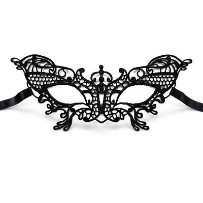 Siyah Dantel Venedik Maskesi Kadın – Zarif Parti & Balo Maskesi 2 No