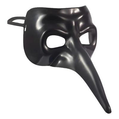 Siyah Uzun Burun Veba Doktoru Maskesi