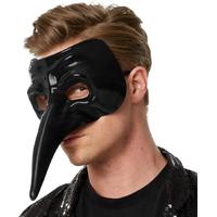 Siyah Uzun Burun Veba Doktoru Maskesi