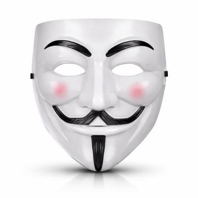 V Mask Premium Vendetta Beyaz Maske (Guy Fawkes Stil)