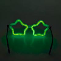 Yıldız Glow Gözlük - Yıldız Şekilli Glow Gözlüğü - Glow Partisi Gözlük 12 Adet